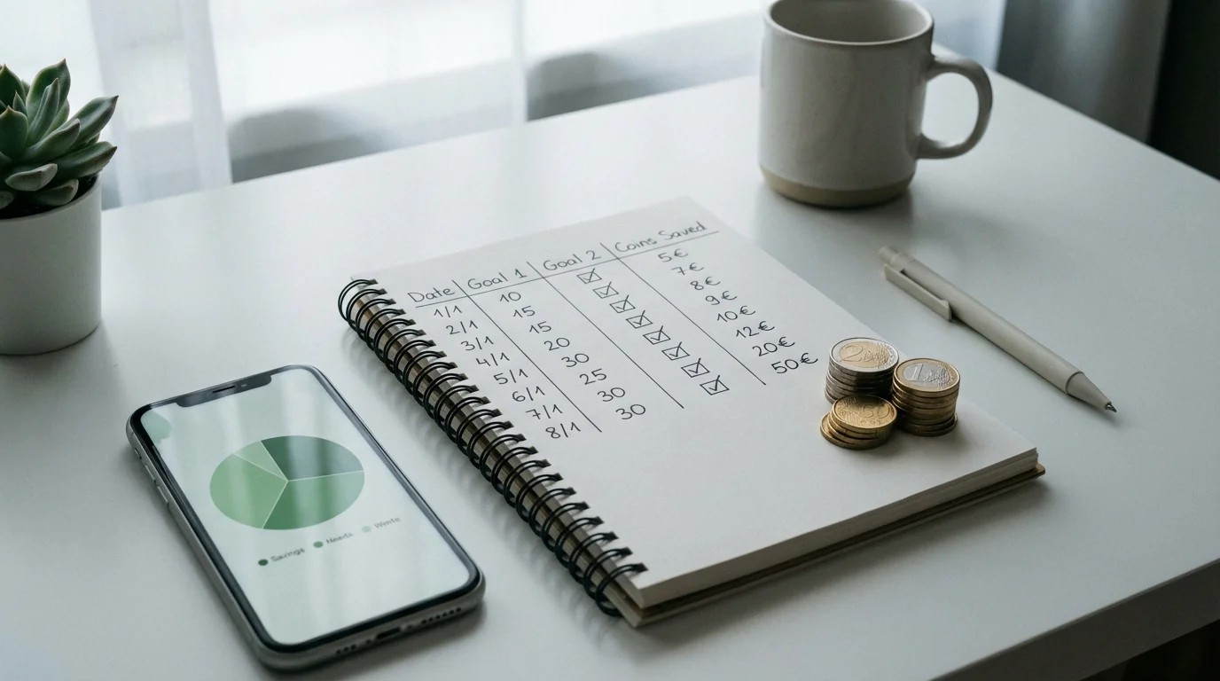 Cuaderno con registro de apuestas y gestion de bankroll